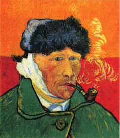Vincent Van Gogh Self Portrait with Bandaged Ear and Pipe oil painting picture